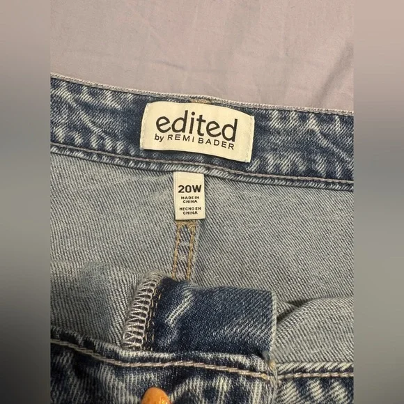 Edited by Remi Bader Women's Utility Mini Denim Skirt - Picture 6 of 9